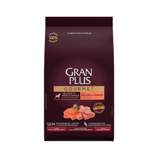 Ração GranPlus Gourmet Cão Adulto Med Grande Salmão Frango 10,1Kg em Oferta na Shopee