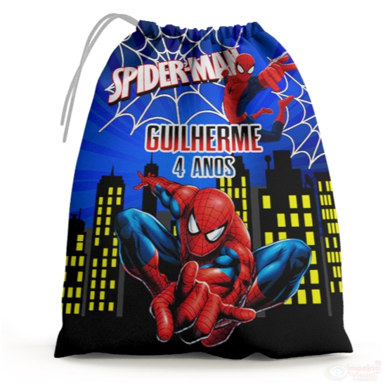 30 Sacolinhas Surpresa Personalizada Tecido Homem Aranha (15x20) em Oferta na Shopee