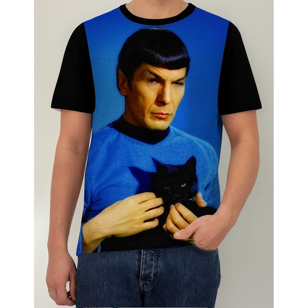 Camisa Camiseta Star Trek Spock Estrelas Uhura Série 09