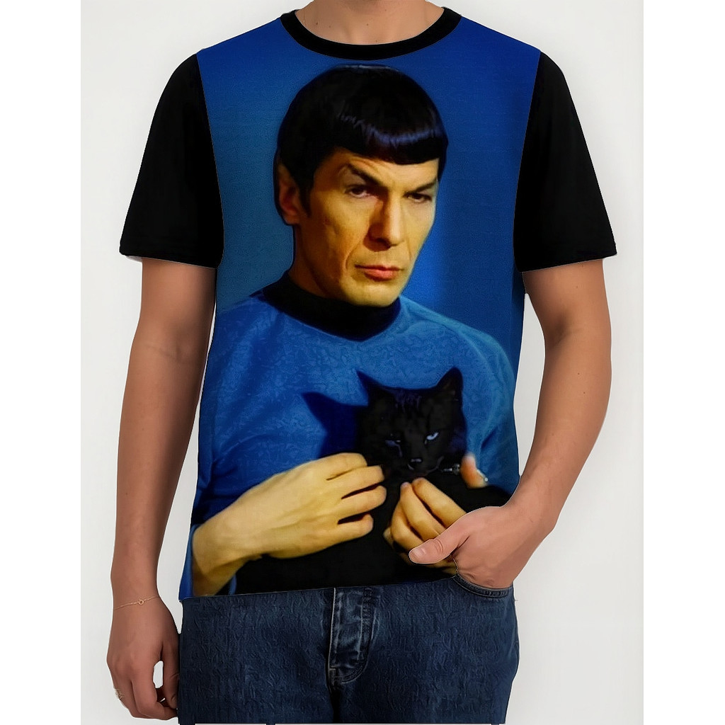Camisa Camiseta Star Trek Spock Vulcano Jornada Estrelas 4