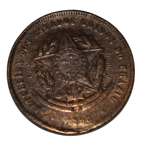 Moeda De 20 Réis De 1898 Bronze