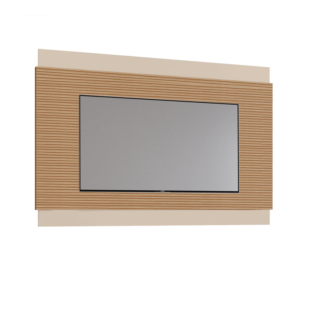 Painel para TV de até 65 polegadas Taina com duplo painel sobreposto 100% MDF Tuboarte em Oferta na Shopee