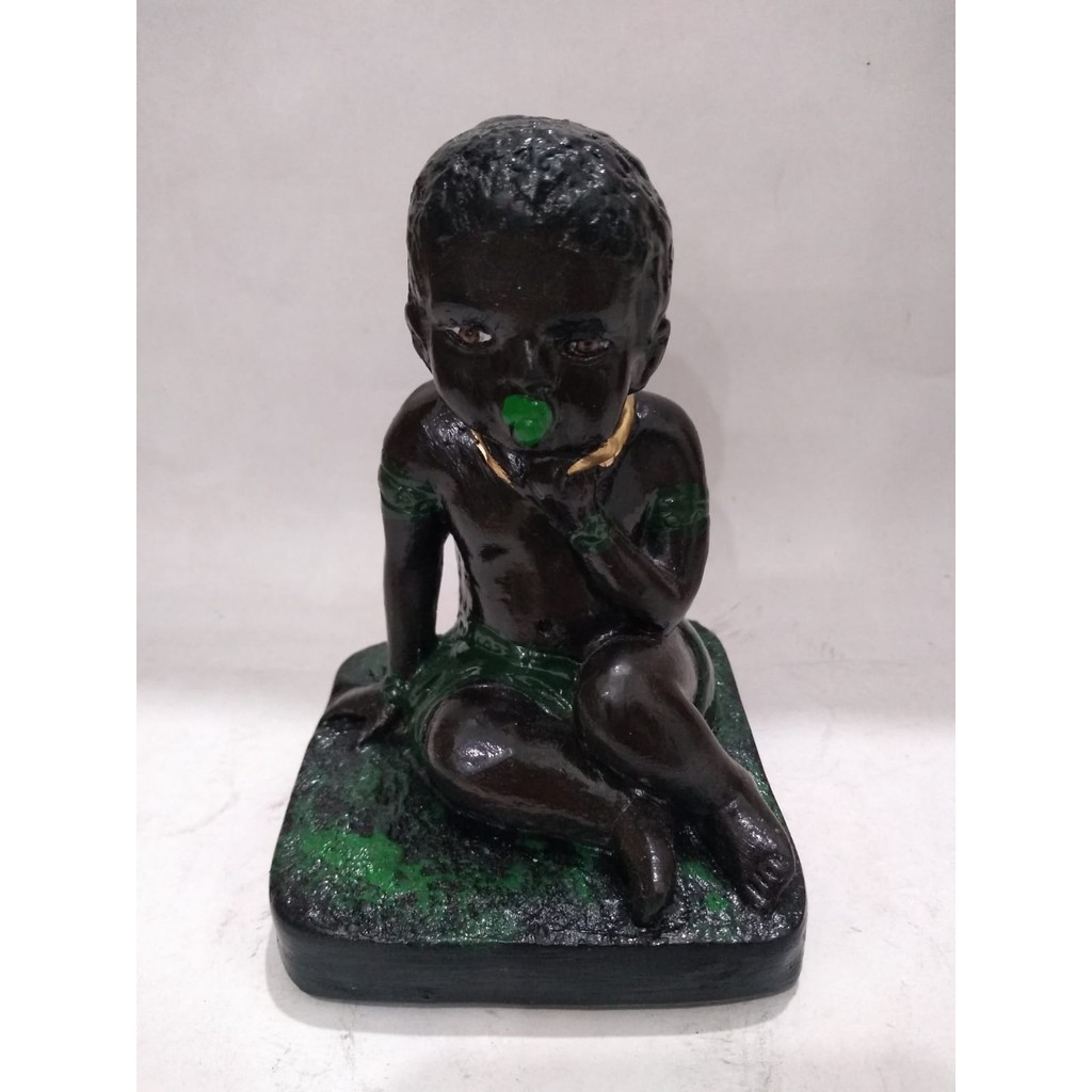 Imagem Ere de Oxossi Escultura Estatua Gesso 20 Cm