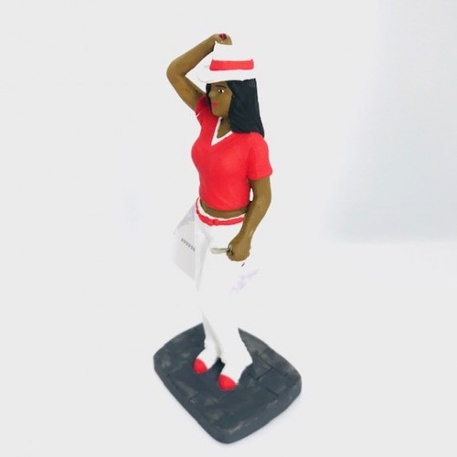 Imagem Maria Navalha Escultura Resina Estatua 16 Cm