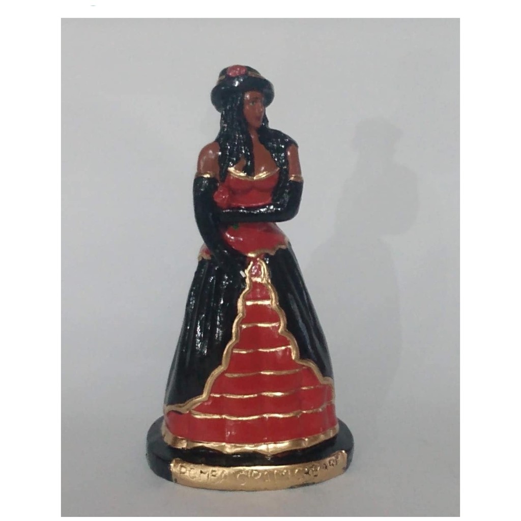 Imagem Pomba Gira Do Cabare Escultura Gesso Estatua 20 Cm