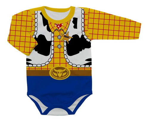 Body Manga Longa Desenho Toy Story Jessie Udy Woody Buzz