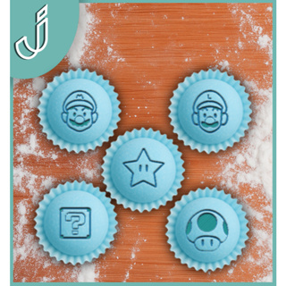 Carimbos tema Mario ... para Decoração de Docinhos e Brigadeiros em Oferta na Shopee