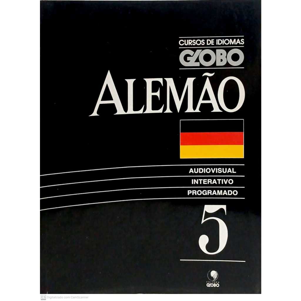 Curso de Idiomas Globo Alemão Volume 5 + Fita Cassete Audiovisual Interativo Programado