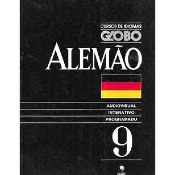 Curso de Idiomas Globo Alemão Volume 9 + Fita Cassete Audiovisual Interativo Programado