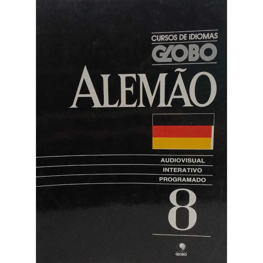 Curso de Idiomas Globo Alemão Volume 8 + Fita Cassete Audiovisual Interativo Programado