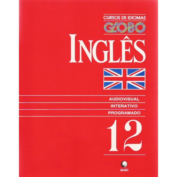 Curso de Idiomas Globo Inglês Audiovisual Interativo Programado + Fita Cassete Vol 12