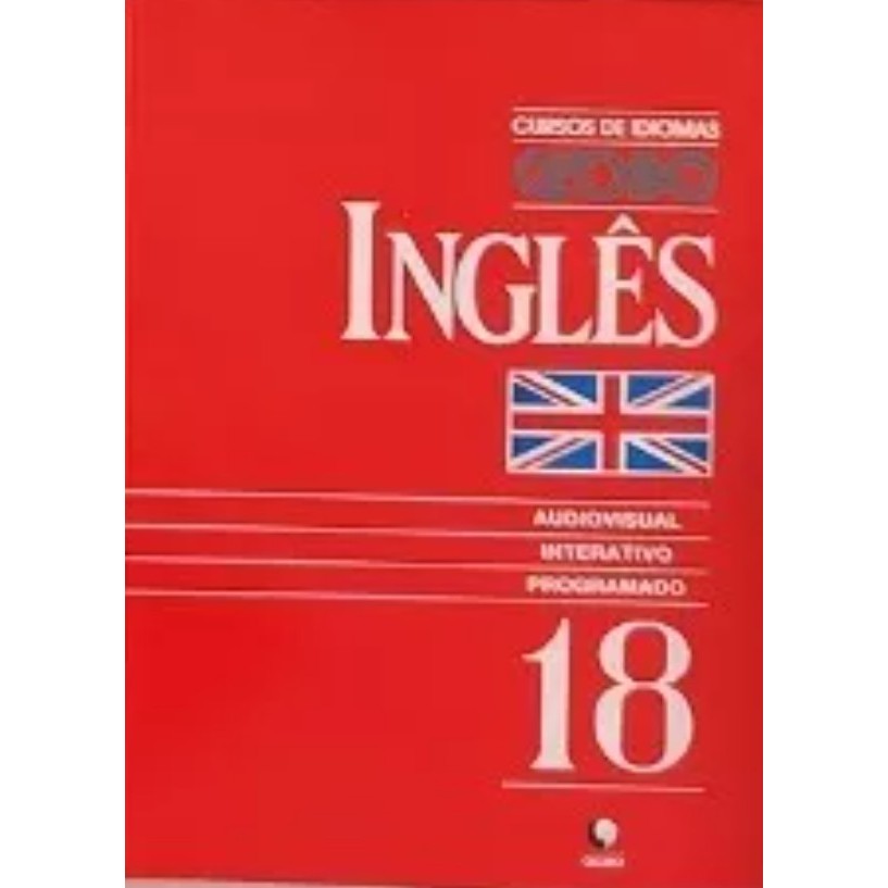 Curso de Idiomas Globo Inglês Audiovisual Interativo Programado + Fita Cassete Vol 18