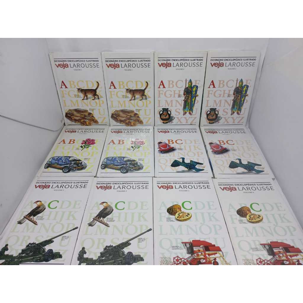 Coleção Veja Larousse Dicionário Enciclopédico Ilustrado