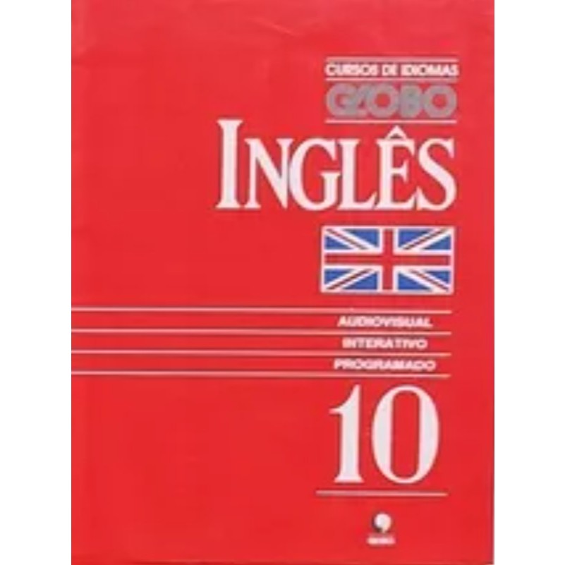 Curso de Idiomas Globo Inglês Audiovisual Interativo Programado + Fita Cassete Vol 10