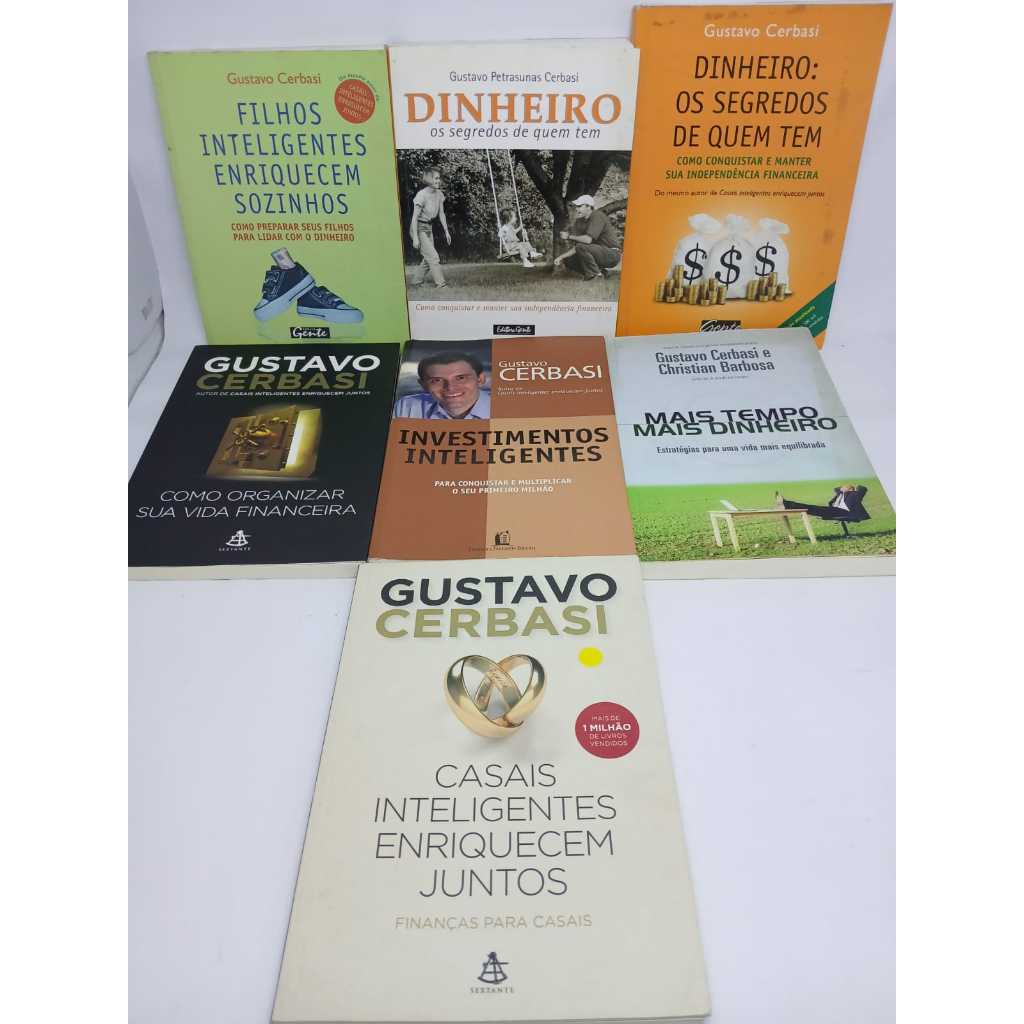 Coleção Gustavo Cerbasi Negócios e Investimentos Casais Inteligentes Investimentos Dinheiro