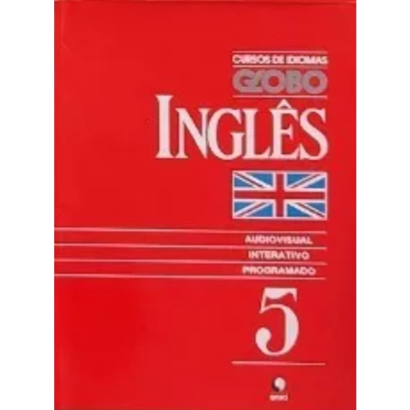 Curso de Idiomas Globo Inglês Audiovisual Interativo Programado + Fita Cassete Vol 5
