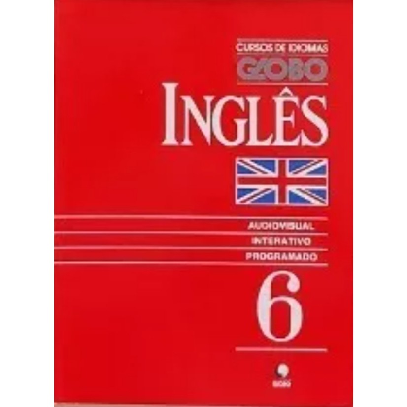 Curso de Idiomas Globo Inglês Audiovisual Interativo Programado + Fita Cassete Vol 6