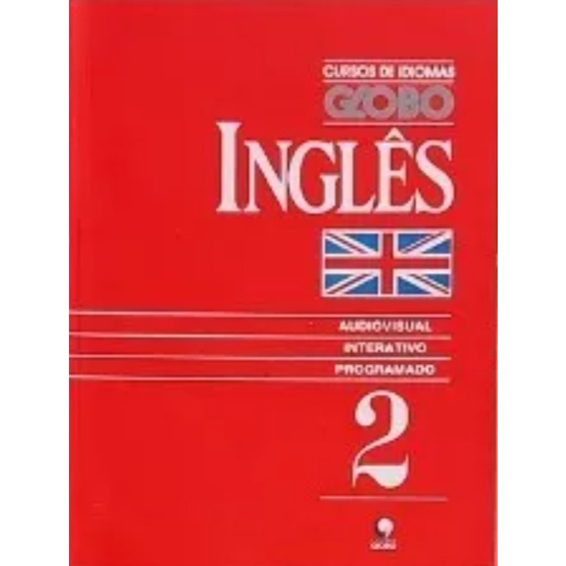 Curso de Idiomas Globo Inglês Audiovisual Interativo Programado + Fita Cassete Vol 2