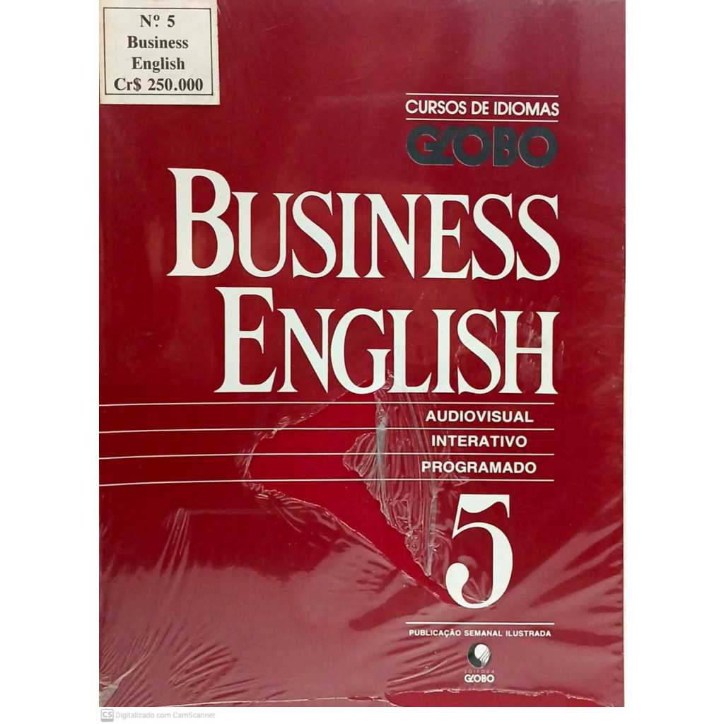 Curso de Idiomas Globo Business English Vol 4 Audiovisual Interativo Programado
