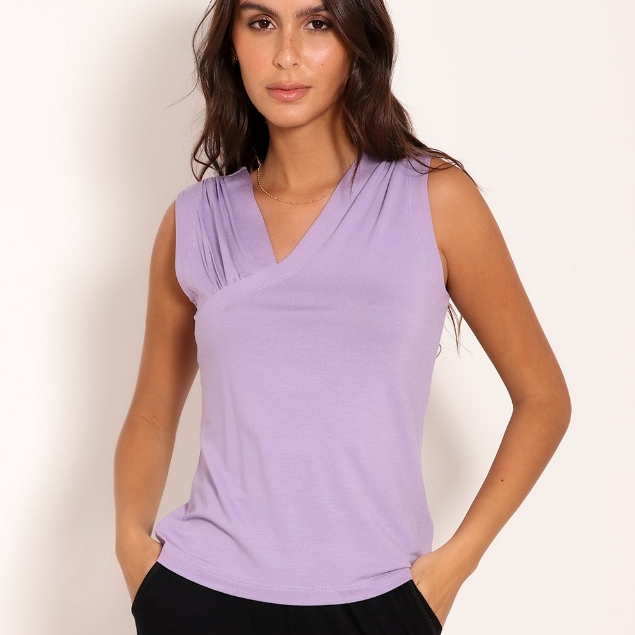 Detalhes do Blusa Feminina Modal Tecido Premium Geladinho