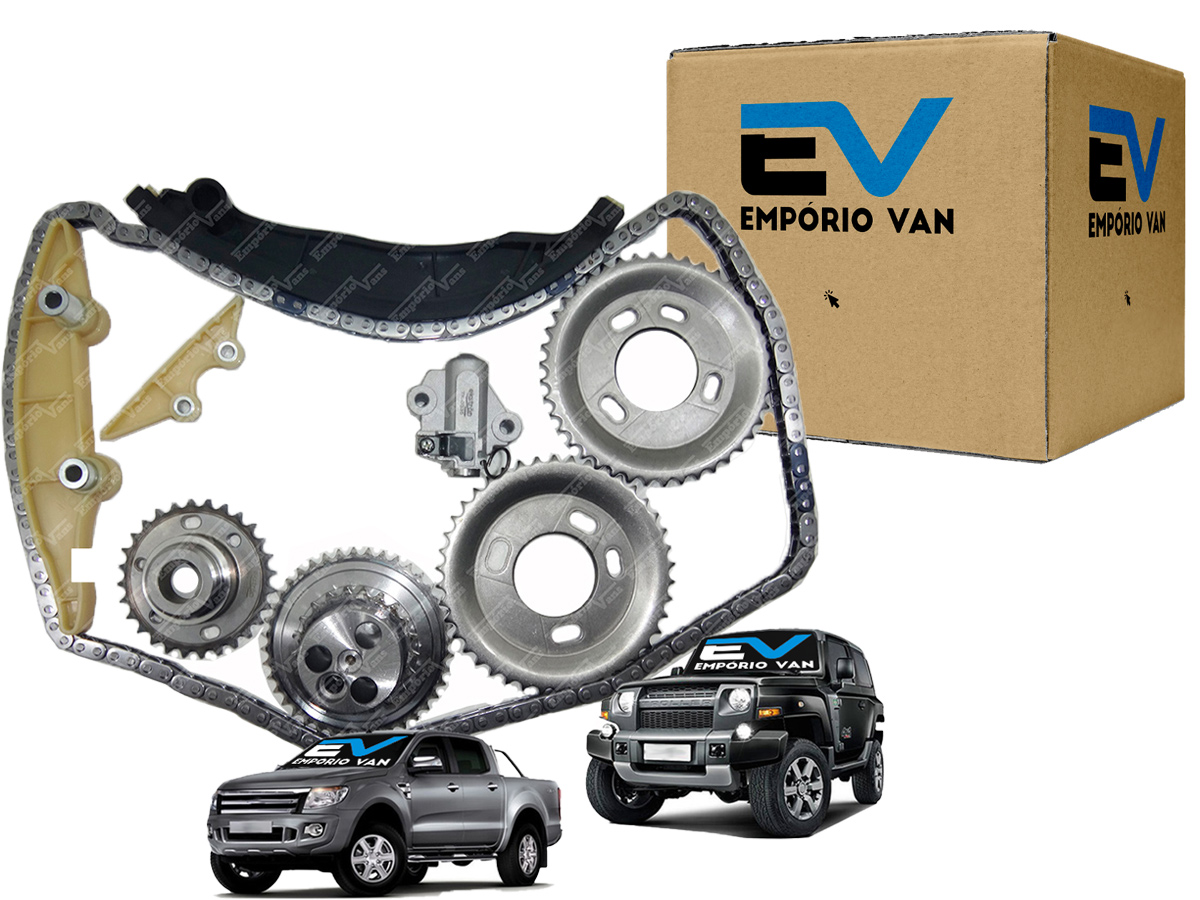 Kit Corrente Distribuicao Ford Ranger Troller T4 3.2 13...