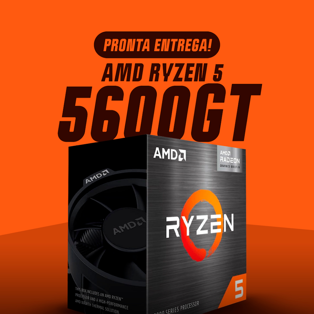 Processador AMD Ryzen 5 5600GT, 3.6GHz (4.6GHz Turbo), AM4, Cooler Incluso | Pronta Entrega | BR - Computers & Accessories