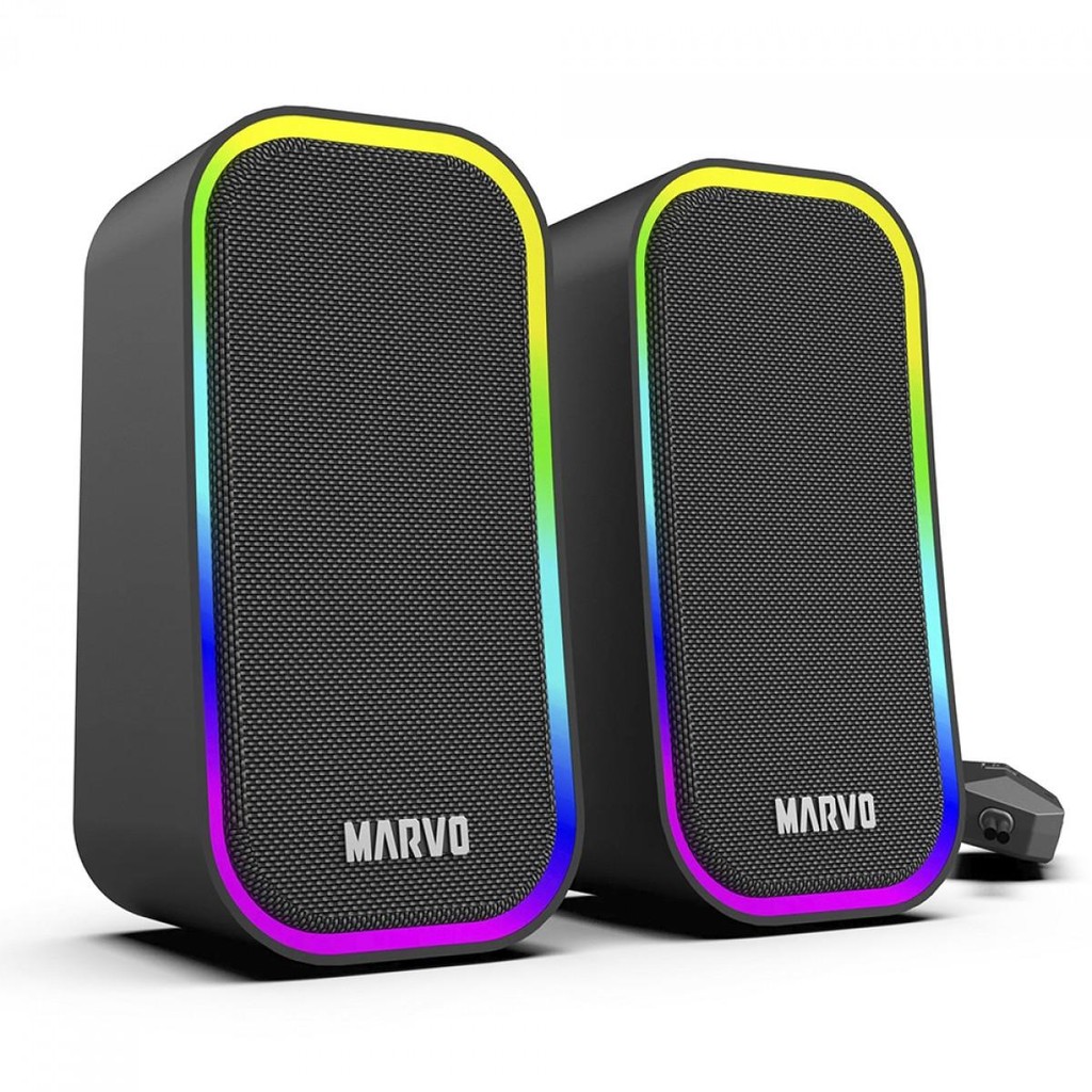 Caixa de Som Marvo SG-285 Havoc20 BK, RGB, Preto - Audio
