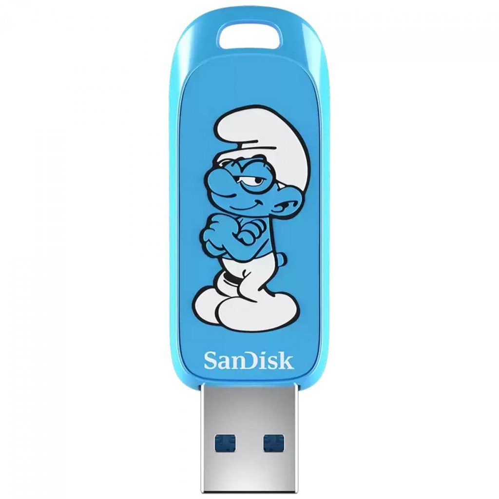 Pendrive SanDisk Smurfs 64GB USB 3.2 – Alta Velocidade e Estilo | Pronta Entrega | BR - Computers & Accessories