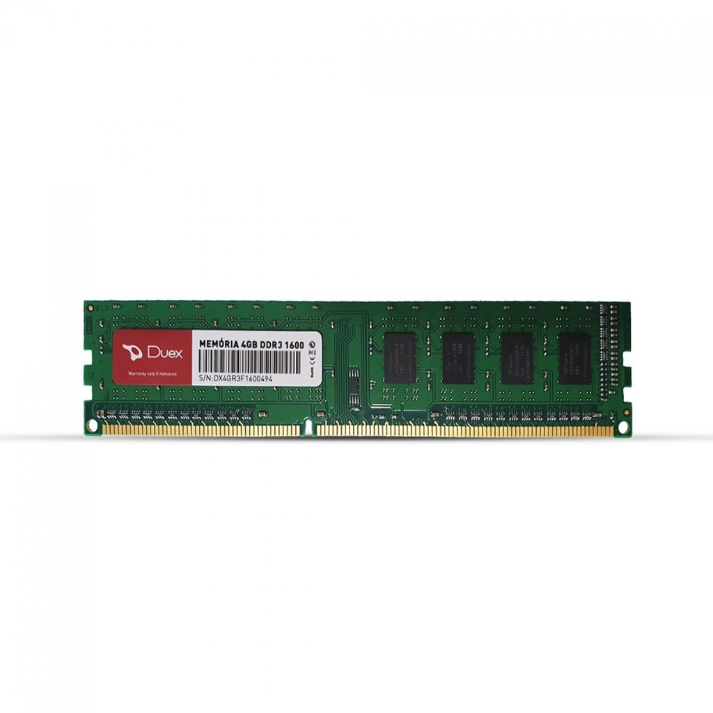 Memória DDR3 Duex, 4GB, 1600Mhz Red, DXN4GBR31600 - Computers & Accessories