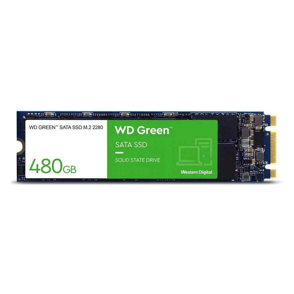 SSD WD Green 480GB, M.2 SATA III, Leitura 545MBs e Gravação 465MBs, WDS480G3G0B - Computers & Accessories