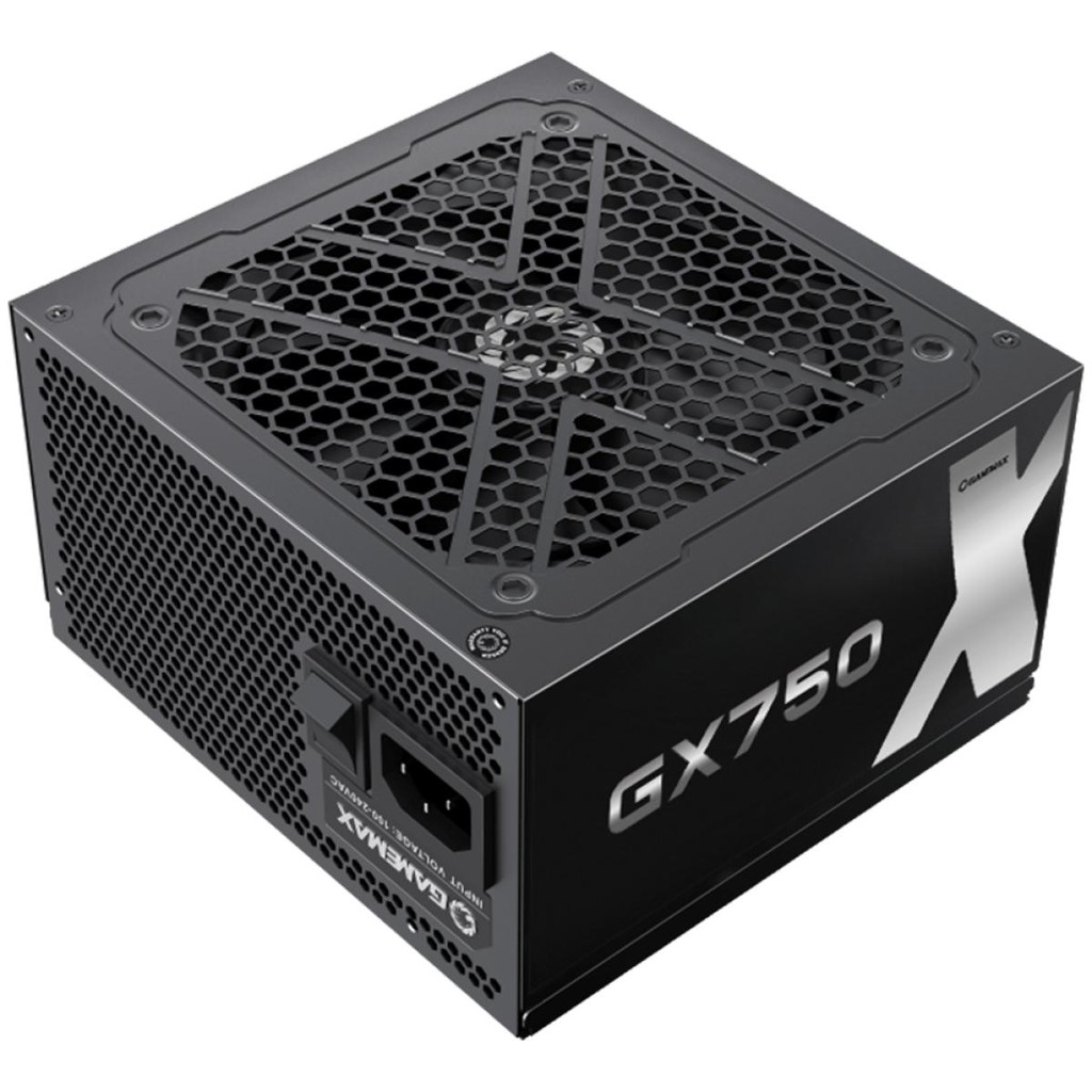 Fonte Gamemax GX750, 750W, Full Modular, 80 Plus Gold, PFC Ativo, Black, GX750MBKV1S7710BR - Computers & Accessories