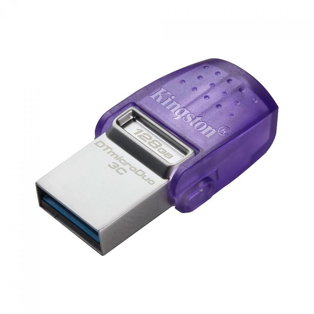 Pendrive Kingston DataTraveler MicroDuo 3C, 128GB, USB-A e Tipo-C, DTDUO3CG3/128GB - Computers & Accessories