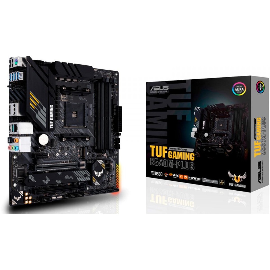 Placa Mãe Asus TUF Gaming B550M-Plus, AMD AM4, mATX, DDR4 - Computers & Accessories
