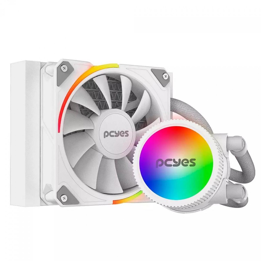 Water Cooler PCYES Sangue Frio 3 ARGB White Ghost, 120mm, Intel-AMD, Branco, ARGBSF3120WGBR - Computers & Accessories