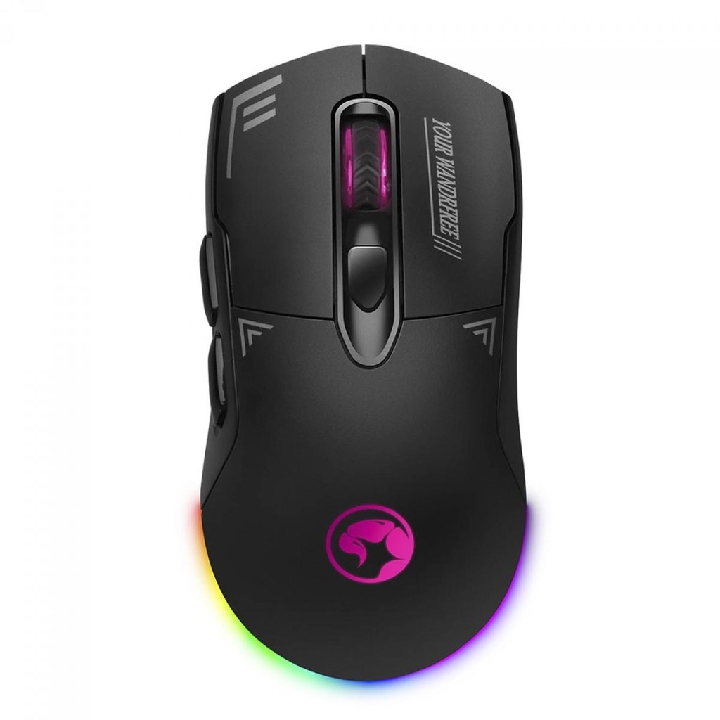 Mouse Gamer Marvo M803W, RGB, 4800DPI, Wireless, 7 Botões, Preto, M803W-BK - Computers & Accessories