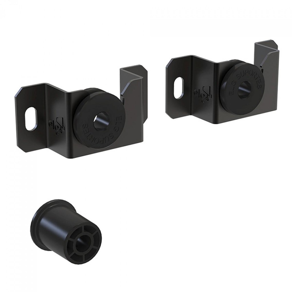 Suporte de Parede Universal ELG UNI88, Fixo, Para TV de 14 à 100 Pol, Preto - Home Appliances