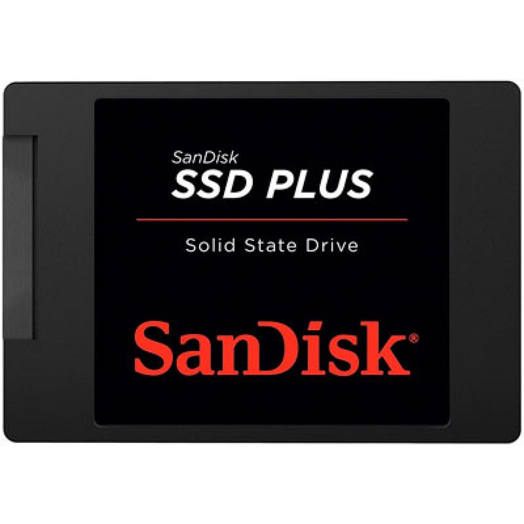 SSD SanDisk Plus, 480GB, Sata III, Leitura: 535MBs e Gravação: 445MBs, SDSSDA-480G-G26 - Computers & Accessories
