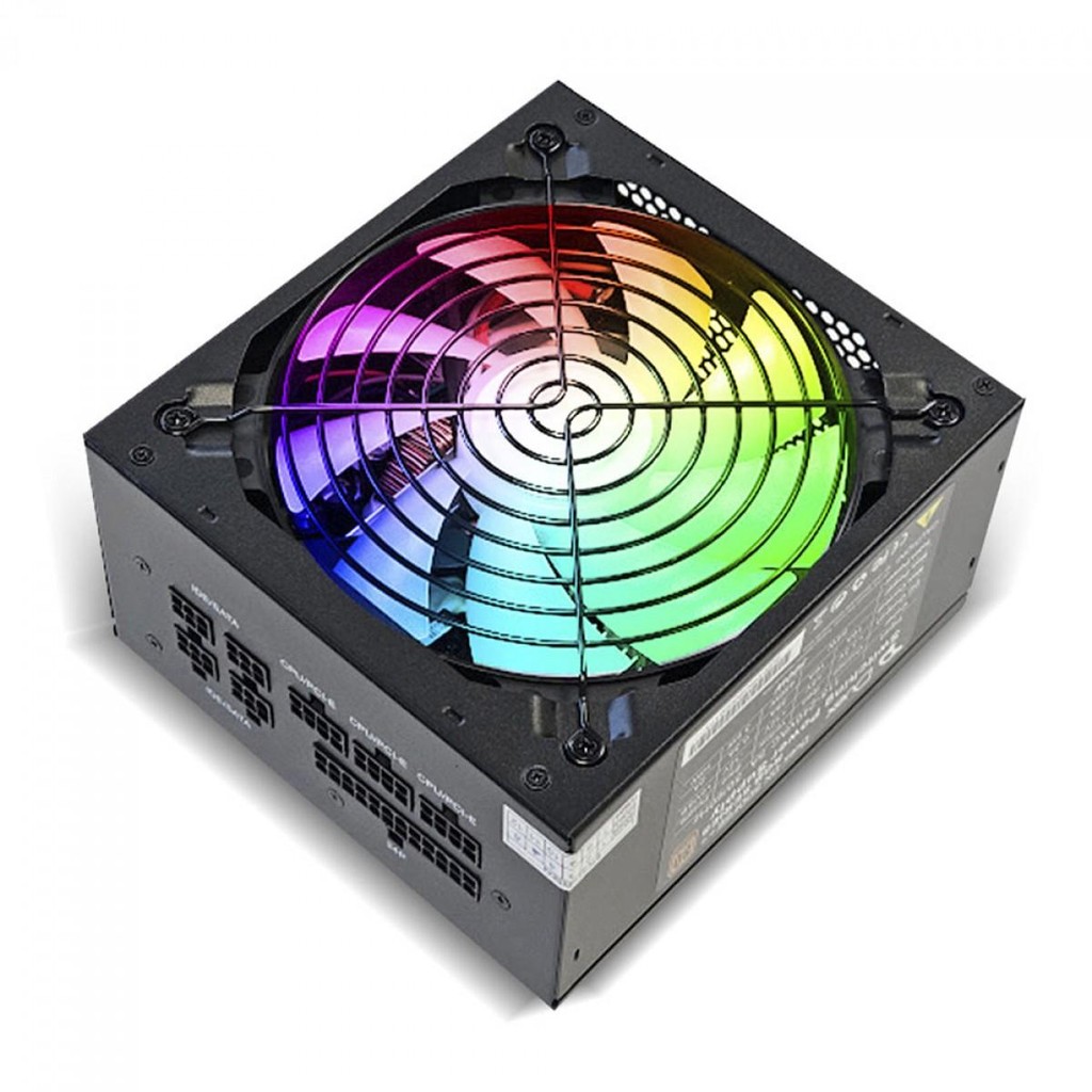 Fonte Duex DX 500FSE++ RGB Series, 500W, 80 Plus Bronze, Full Modular, PFC Ativo - Computers & Accessories