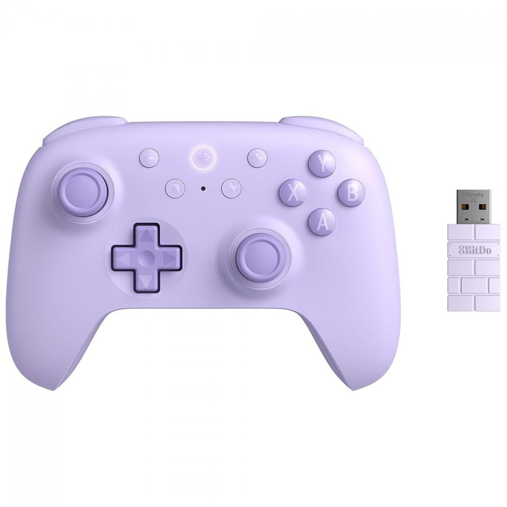 Controle Gamer 8BitDo Ultimate 2C, Bluetooth/Wireless, Hall Effect, Roxo, 81HD01 - Gaming & Consoles