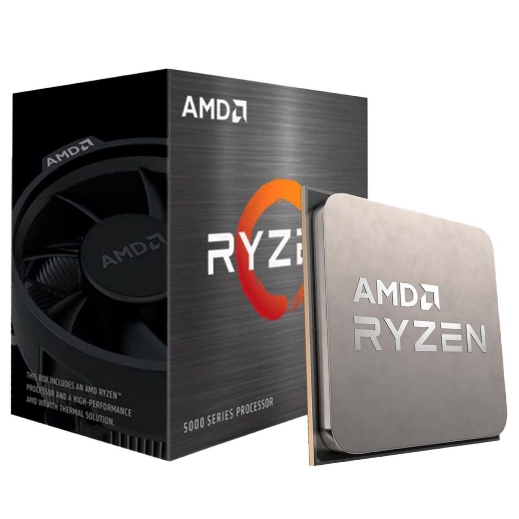 Processador AMD Ryzen 5 5600X, 3.7GHz (4.6GHz Turbo), 6-Cores 12-Threads, Cooler Wraith Stealth, AM4, 100-100000065BOX - Computers & Accessories