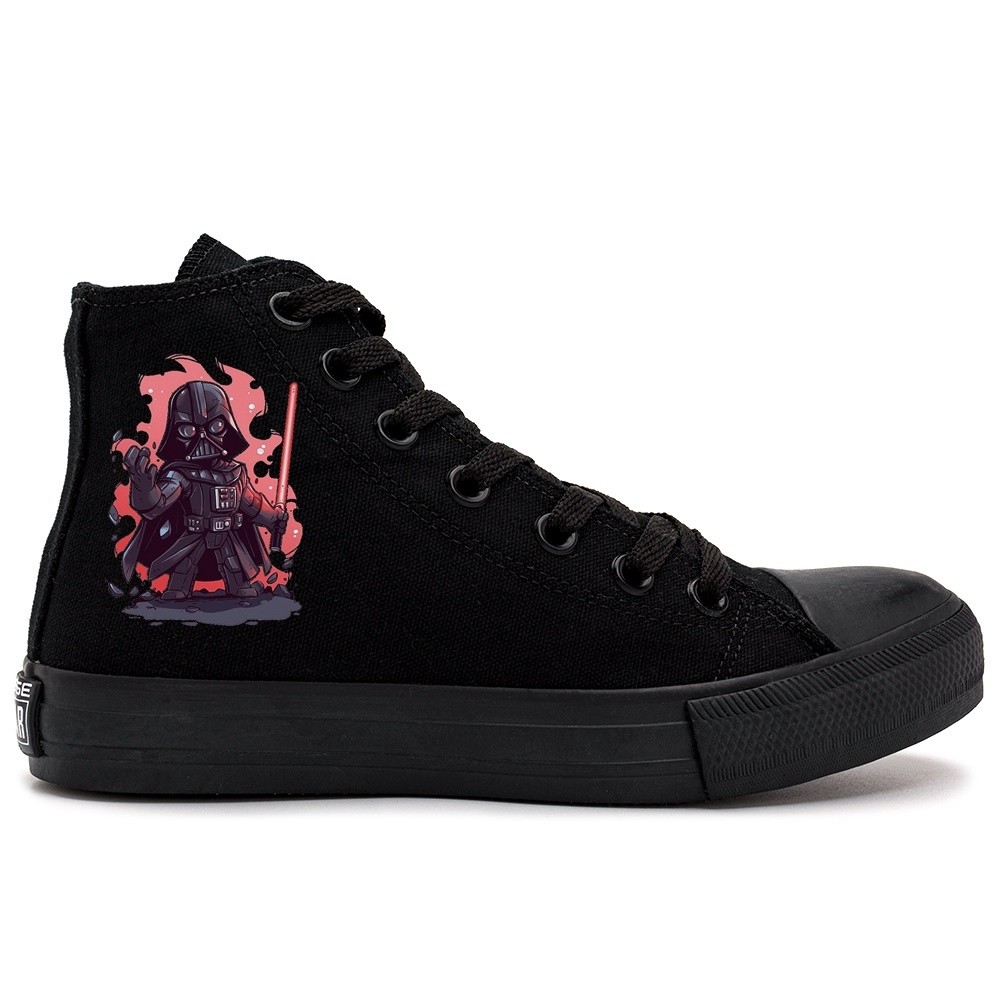 Star Wars Tênis Cano Alto Masculino Adulto Infantil Vader Darth