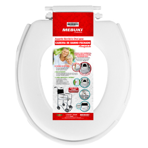 Assento Almofadado Cadeira De Banho D30 Fechada em Oferta na Shopee