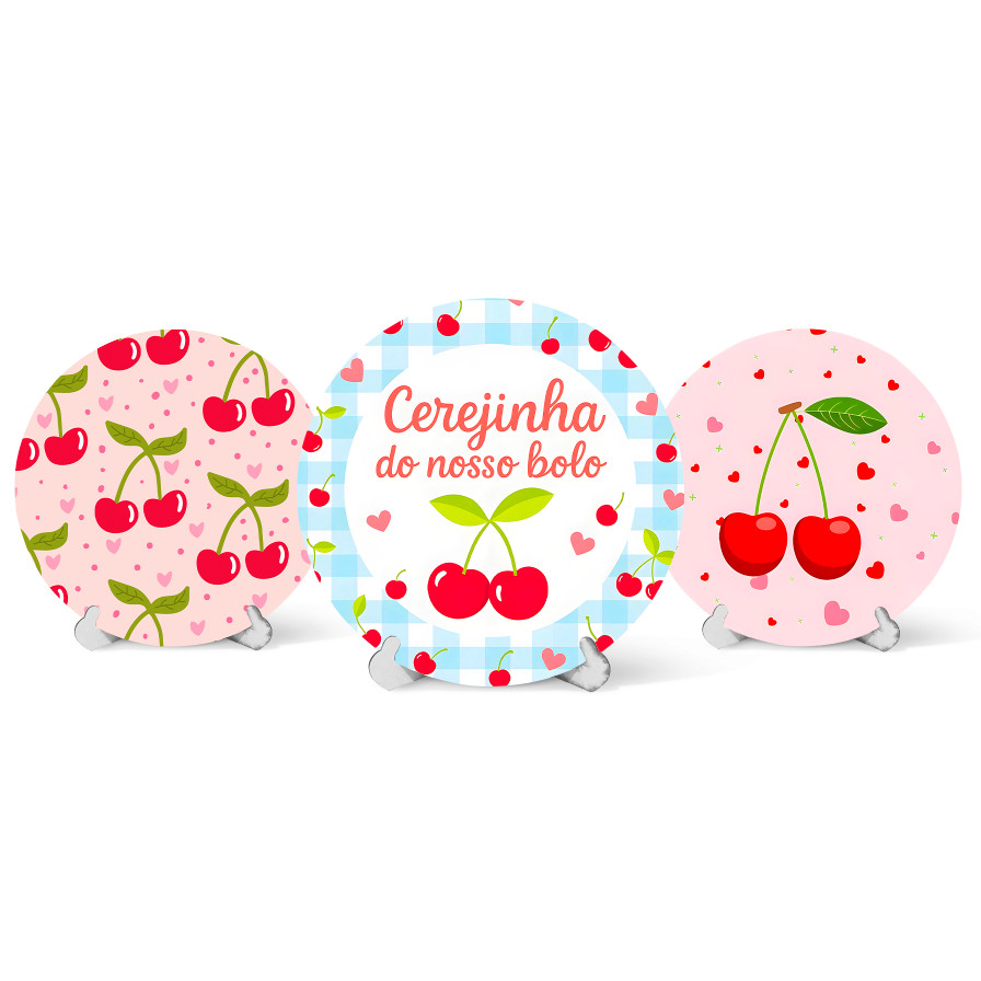 Capa Painel Redondo Cerejinha Sublimado C/ Elástico 50×50Cm em Oferta na Shopee