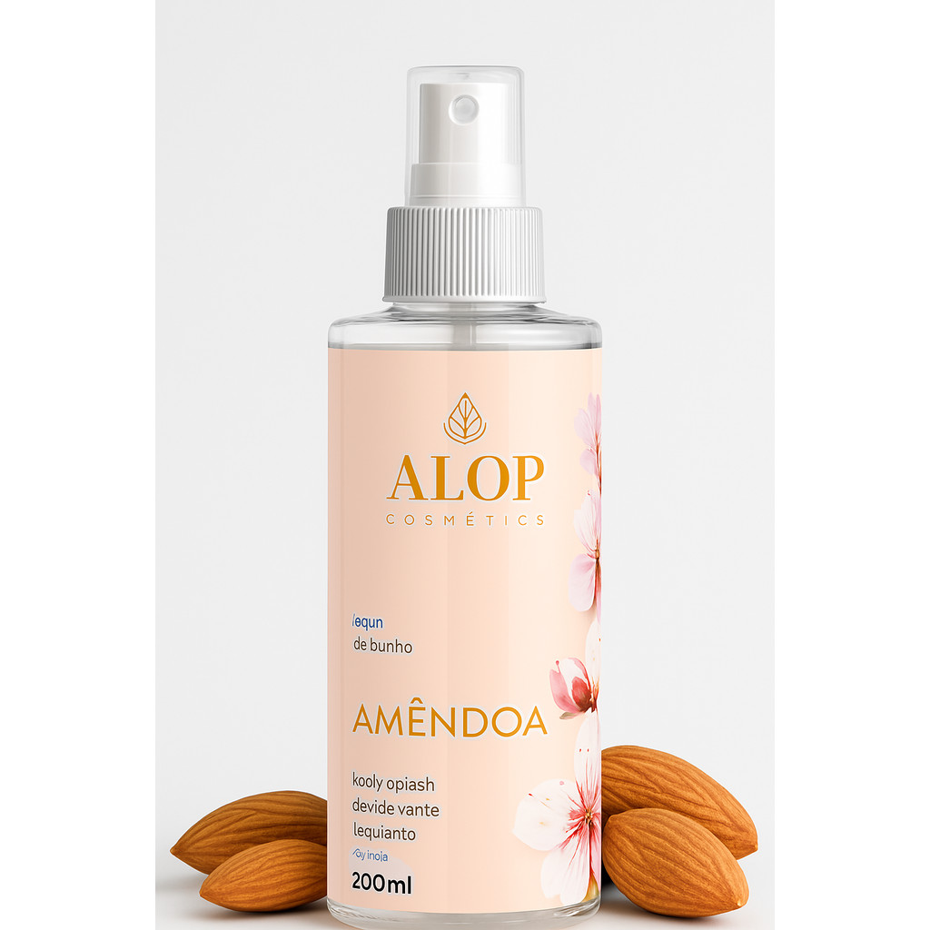 Agua de Banho / Body Splash 200ml - AMENDOA / FLORAL / LAVANDA / VANILLA