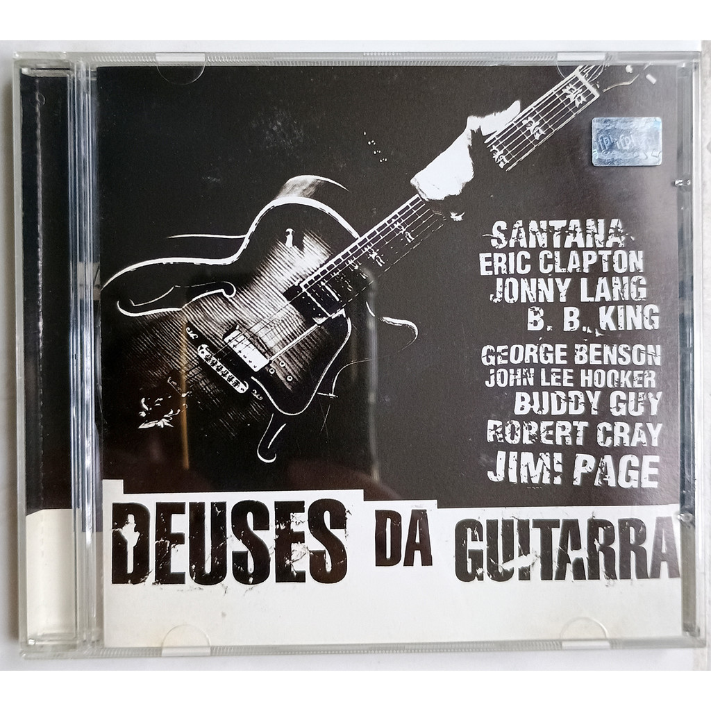 Cd Deuses Da Guitarra - Santana, Clapton, BB King, Steve Vai, JJ cale, george benson, jonny lang, buddy guy, etc..