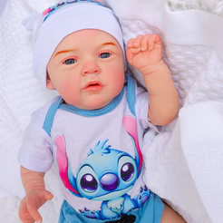 Bebê Reborn Boneco Realista Menino Original 100% Silicone Pode Dar Banho
