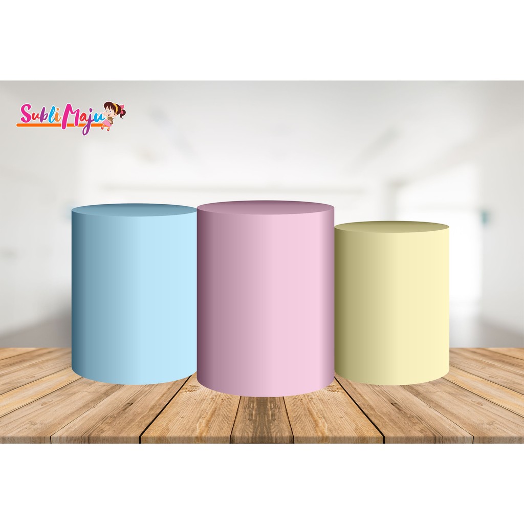 Trio De Cilindros Padrão Mercado Livre Tema Cores Candy