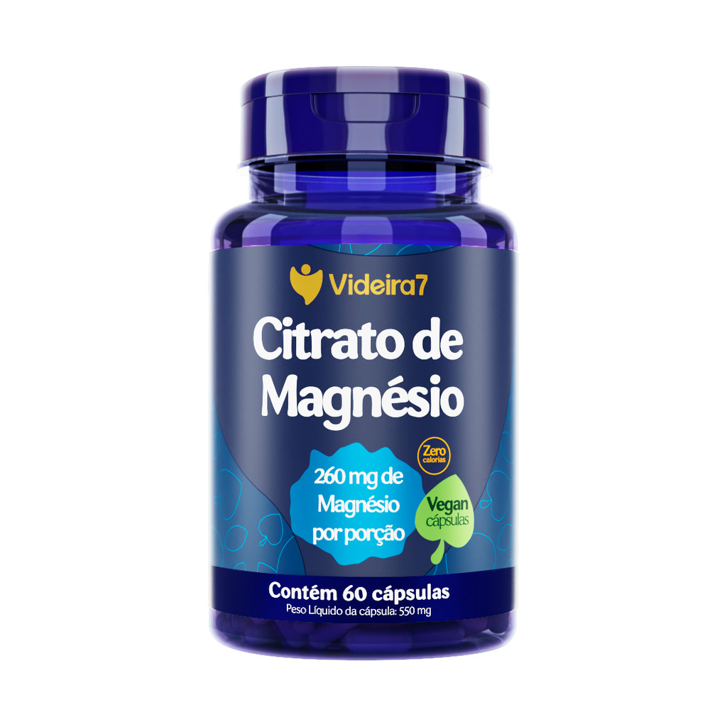 Citrato de Magnésio 260mg Cápsula em Oferta na Shopee