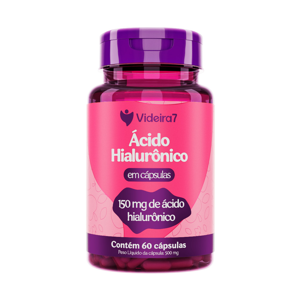 Ácido Hialurônico Puro 150mg Cápsula - Health