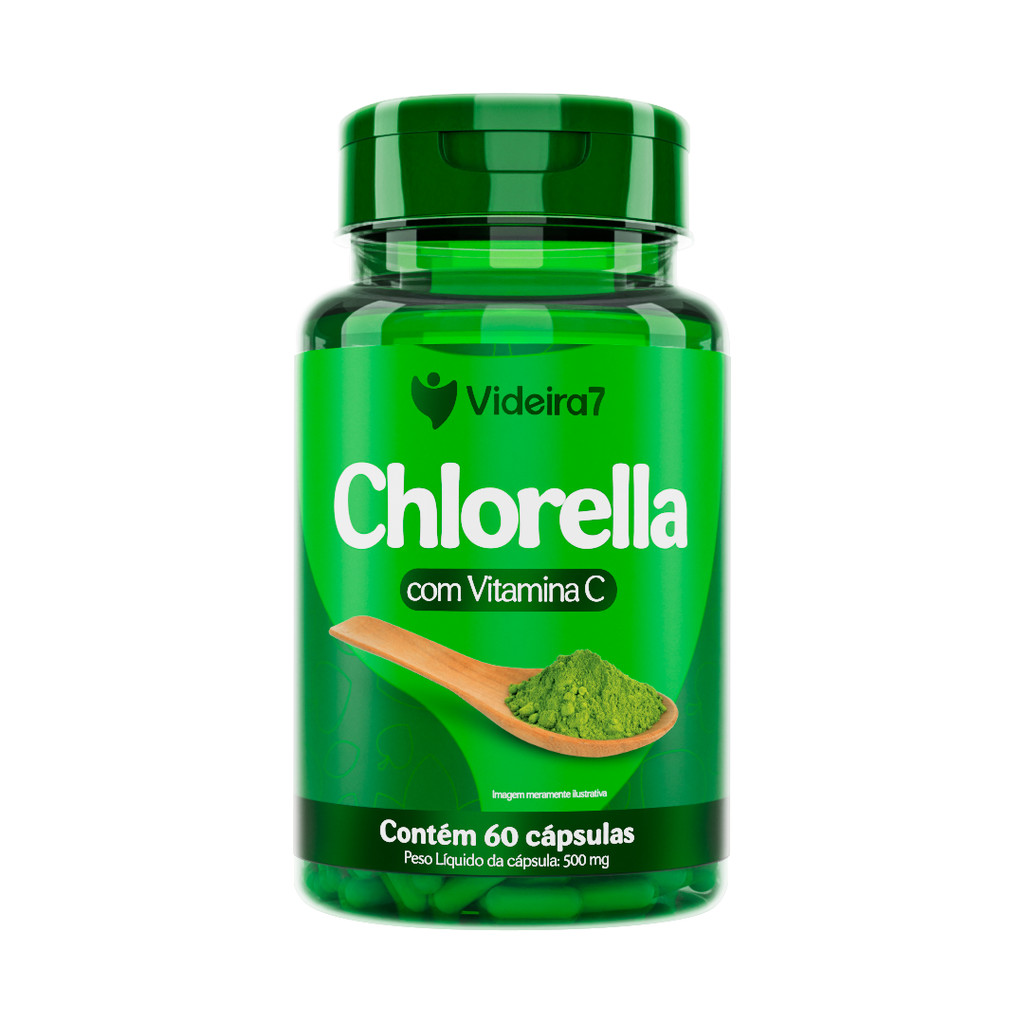 Chlorella com Vitamina C Cápsula - Health